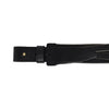 Gucci black leather multi lace belt pre-owned