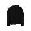 Barbara Alan black wool bomber pre-owned