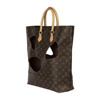 Louis Vuitton x Comme des Garcons Monogram Cut Out Carryall Travel Tote Bag  For Sale at 1stDibs