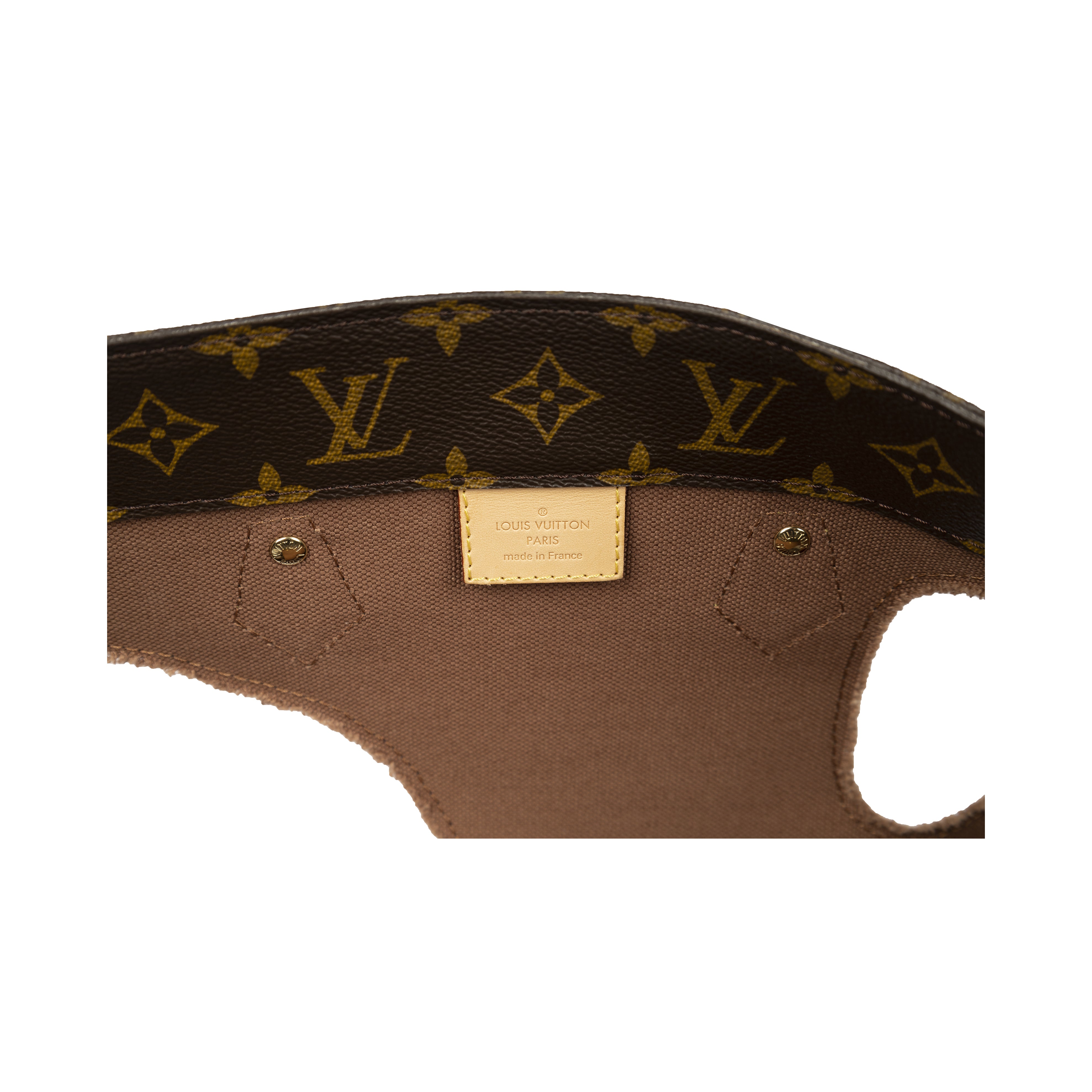 Louis Vuitton x Comme des Garçons Pre-owned Burned Holes Monogram Tote Bag - Brown