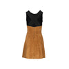 Maje caramel suede mini dress. Sleeveless style pre-owned