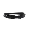 Gucci black leather multi lace belt pre-owned