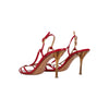 Le Silla red leather sandals shoes pre-owned