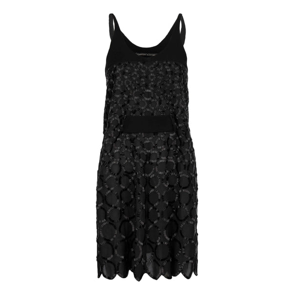 Balenciaga Bead Embellished Black Dress 10s Balenciaga Bead Embellished Black Dress 10s