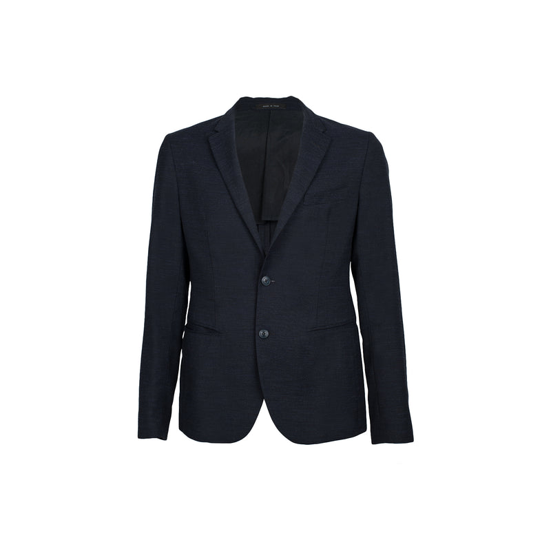 Emporio Armani blue wool blazer jacket pre-owned