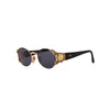 Fendi FS240 black and gold circle sunglasses pre-owned