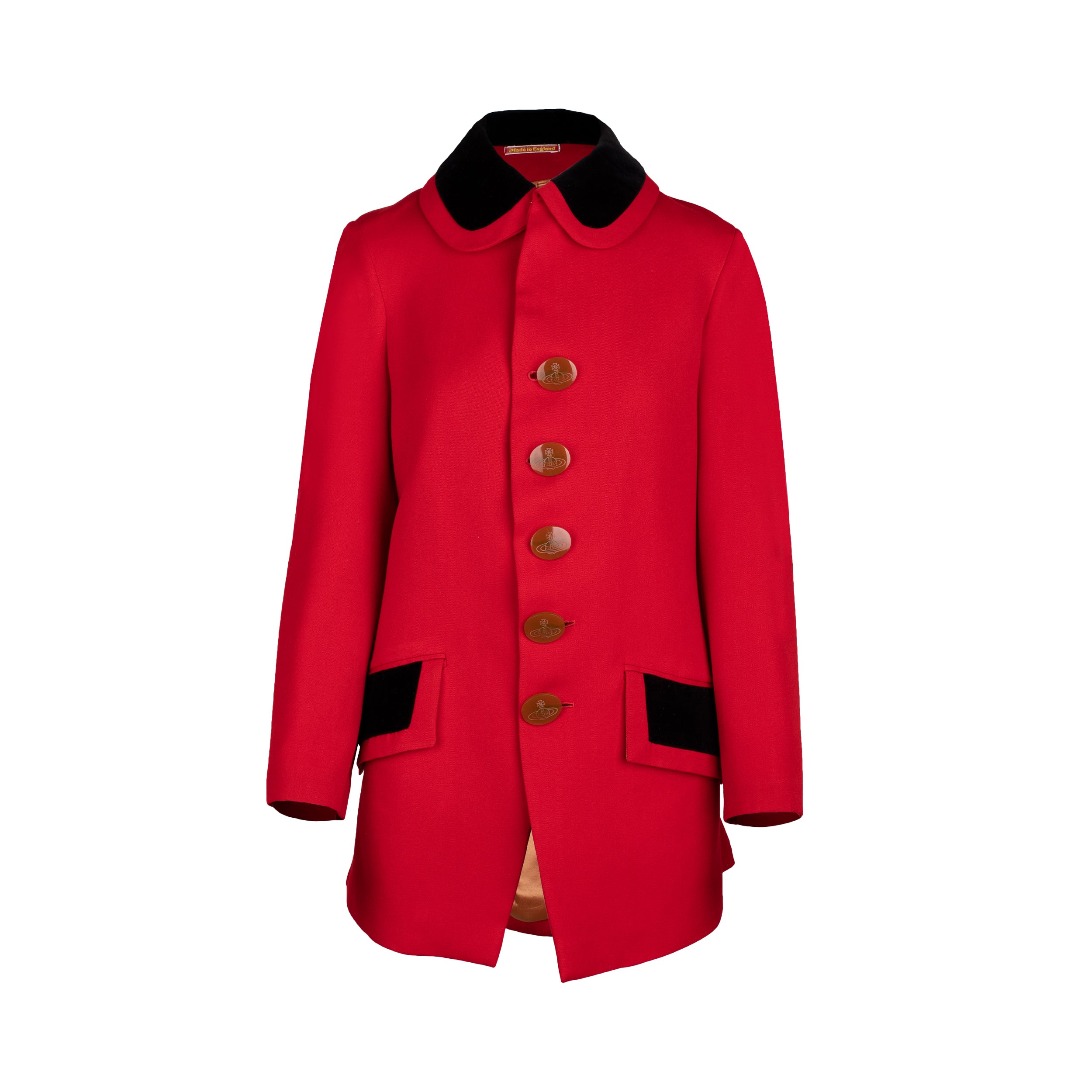 Vivienne Westwood Red Wool Coat - '90s