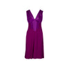 Alberta Ferretti purple sleeveless midi dress pre-owned neve used