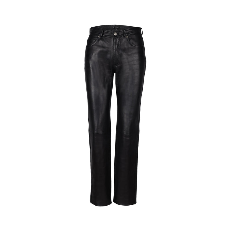 Gucci black leather pants from Tom Ford era pre-owned