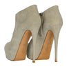 Second hand Giuseppe Zanotti Suede Gray Ankle Boots