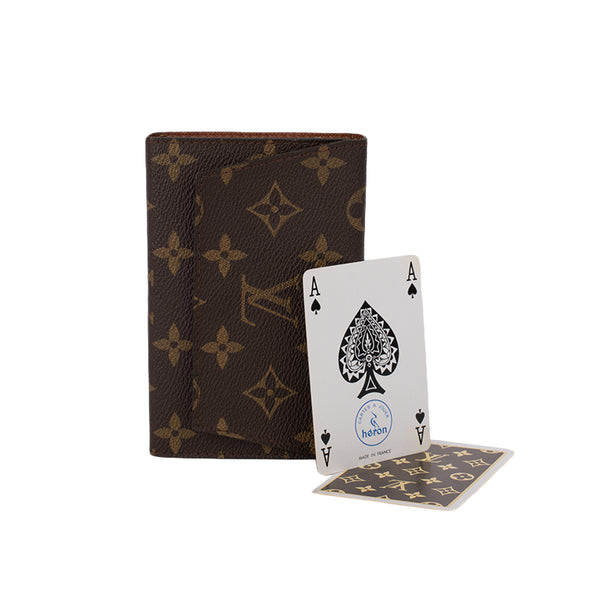 Louis Vuitton 70's Vintage Monogram Playing Card Gilt Edges