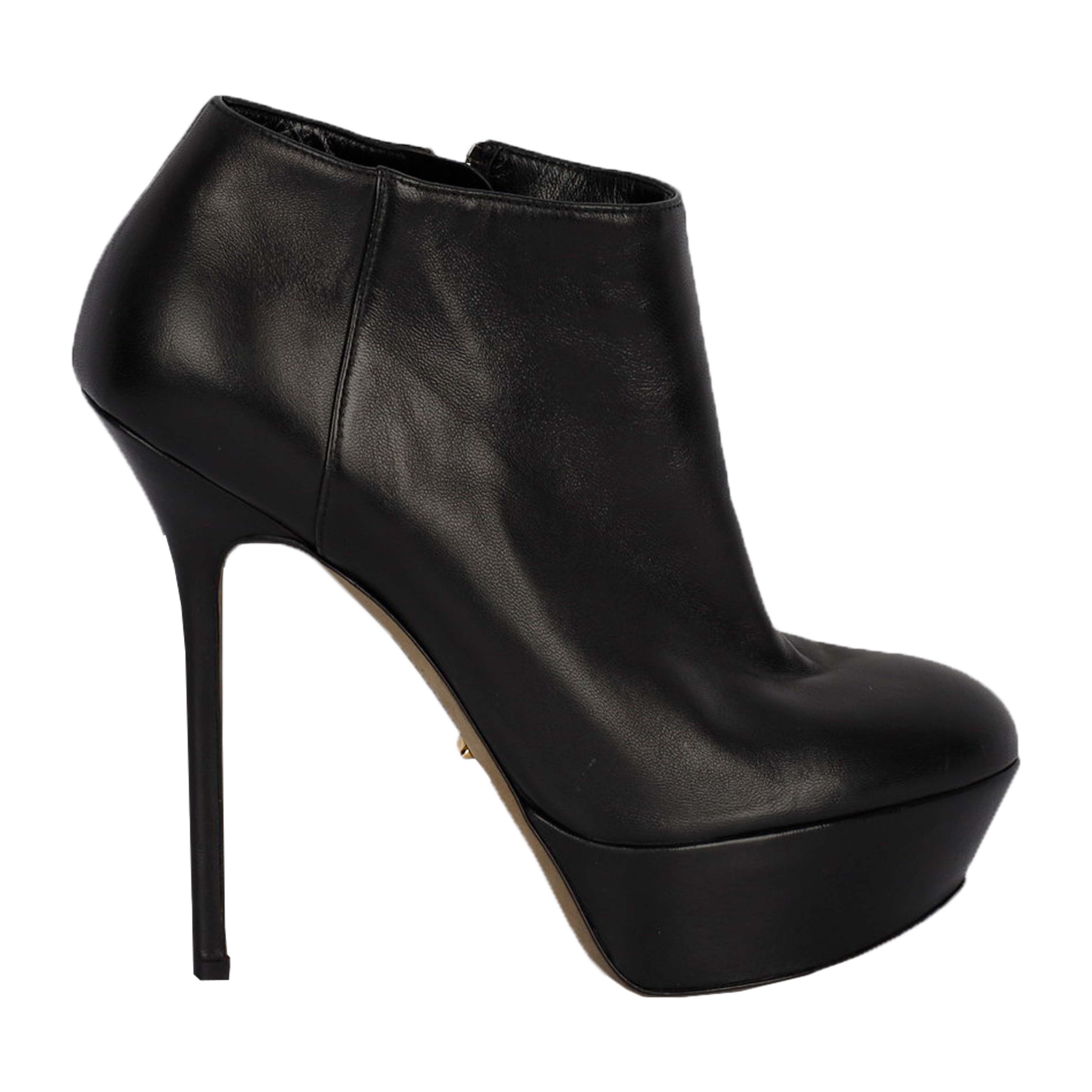 Sergio Rossi Platform Heeled Ankle Boots- '20s