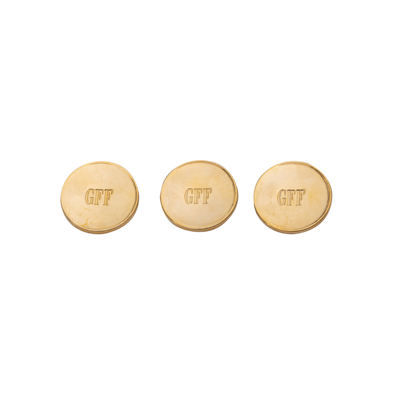 Gianfranco Ferré three gold button logo GFF  pre-owned
