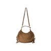 Secondhand Miu Miu Woven Leather Fringe Hobo