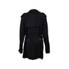 Diliborio black cotton trench coat pre-owned