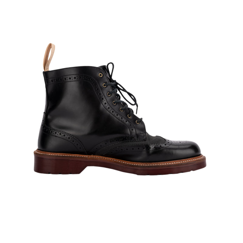 Dr Martens black bentley brogue boot pre-owned 