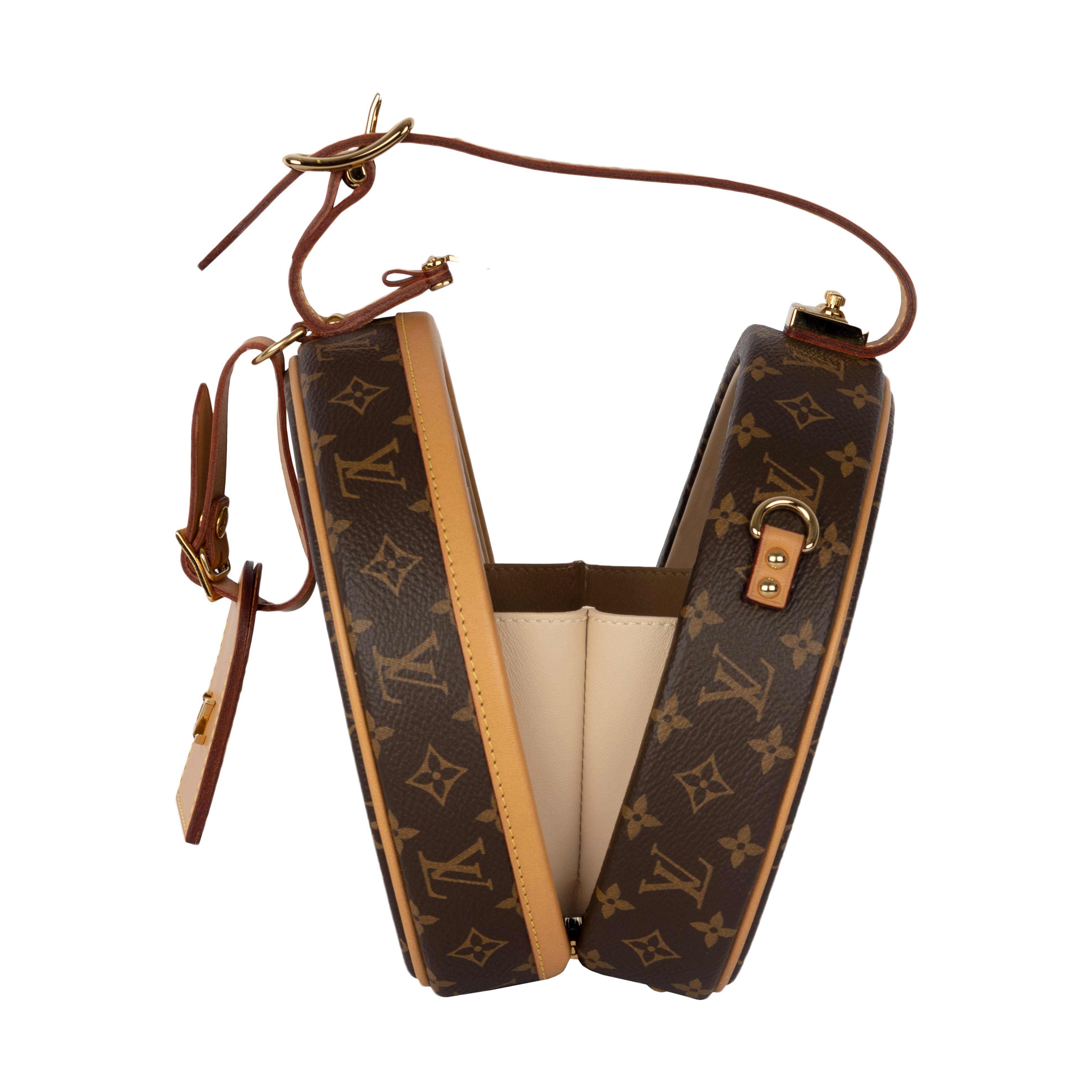 Louis Vuitton Petite Boite Chapeau Bag Leather and Python at 1stDibs