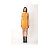 Roberto Cavalli tan suede sleveeless dress pre-owned