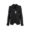 Ann Demeullemeester black cotton blazer jacket pre-owned