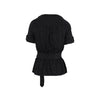 Marc by Marc Jacobs black tone-sur-tone patterned silk top pre-owned