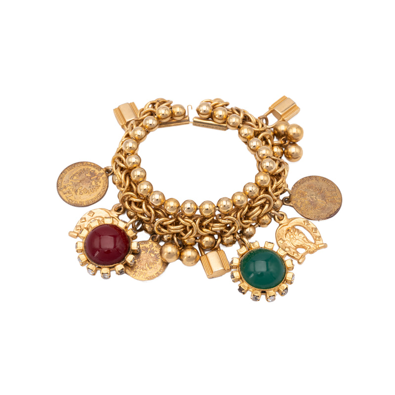 Collection Privée golden bracelet charms pre-owned 