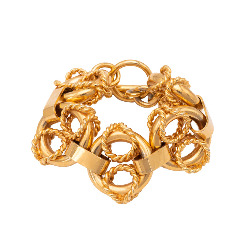 Gianfranco Ferré golden bracelet pre-owned nft