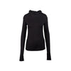 Monochrome close-fitting black hoodie pre-owned