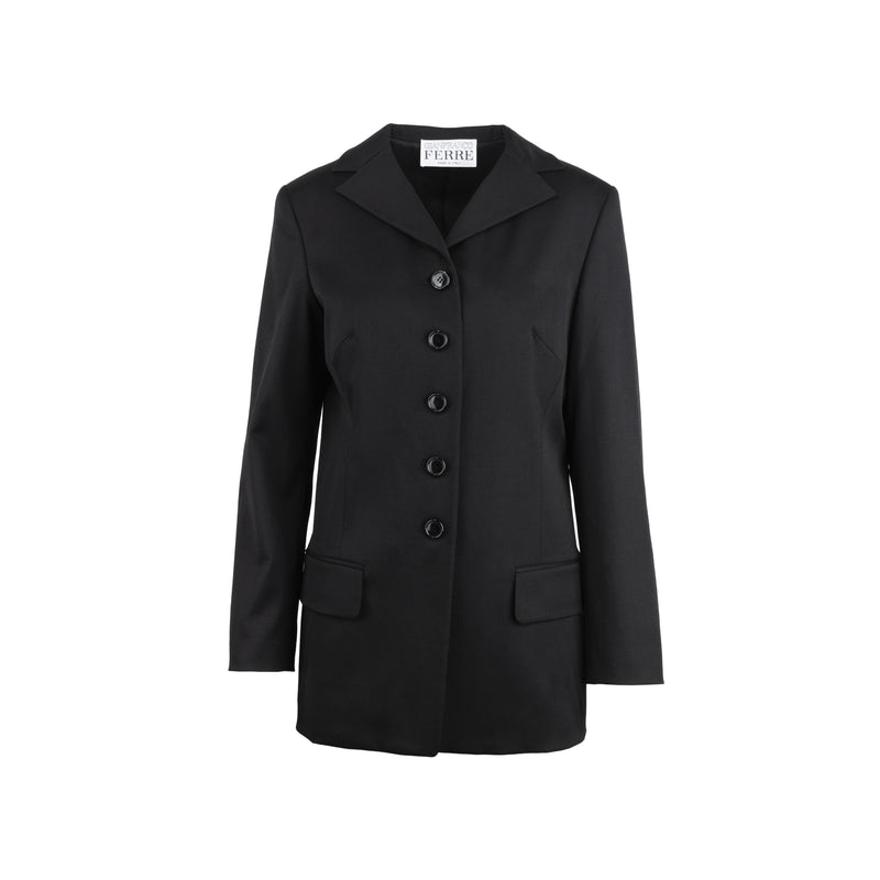 Gianfranco Ferré black wool jacket pre-owned