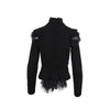 Delphine Wilson black cashmere turtleneck sweater pre-owned