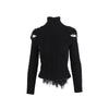 Delphine Wilson black cashmere turtleneck sweater pre-owned