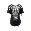 Isabel Marant black cotton braided top pre-owned