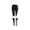 Ash Studio Paris black and white leather trousers. Low rise, skinny fit pre owned