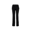 Alexander McQueen black wool trousers. Cigarette fit, low rise and decorated with buckles and leather inserts pre-owned