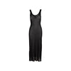 Jean Paul Gaultier long black dress with shoulder straps pre-owned